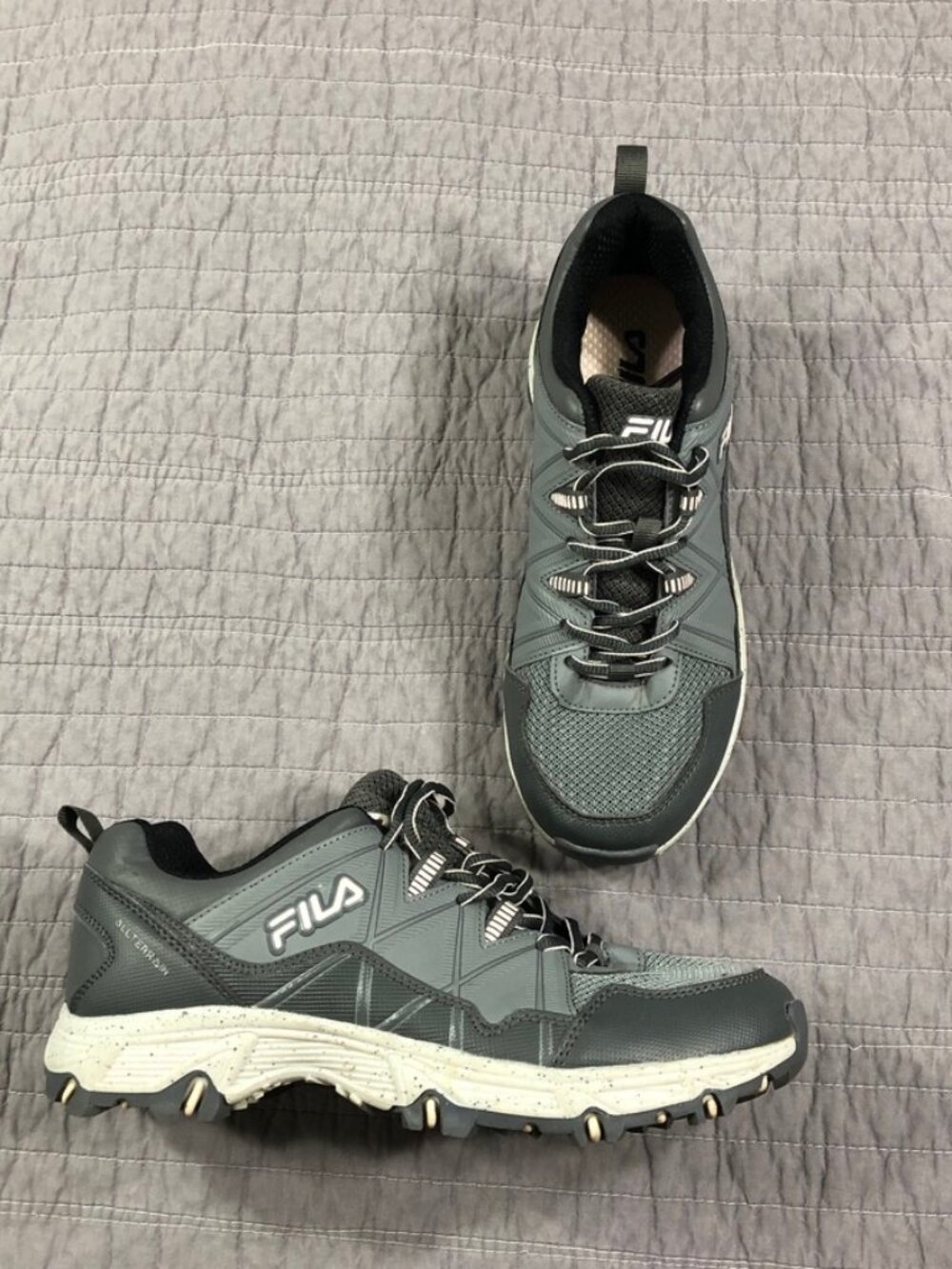 Fila Athletic Shoes Women 9.5 Gray AT All Terrain Sneakers Outdoor HIking